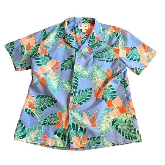 Rai Nani Vintage Men’s Hawaiian Short Sleeve Shirt, Made in Hawaii Size XL - Picture 1 of 7